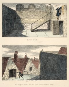 The Escape No. 3, Illustration from Jack Sheppard: A Romance by William Harrison Ainsworth by George Cruikshank